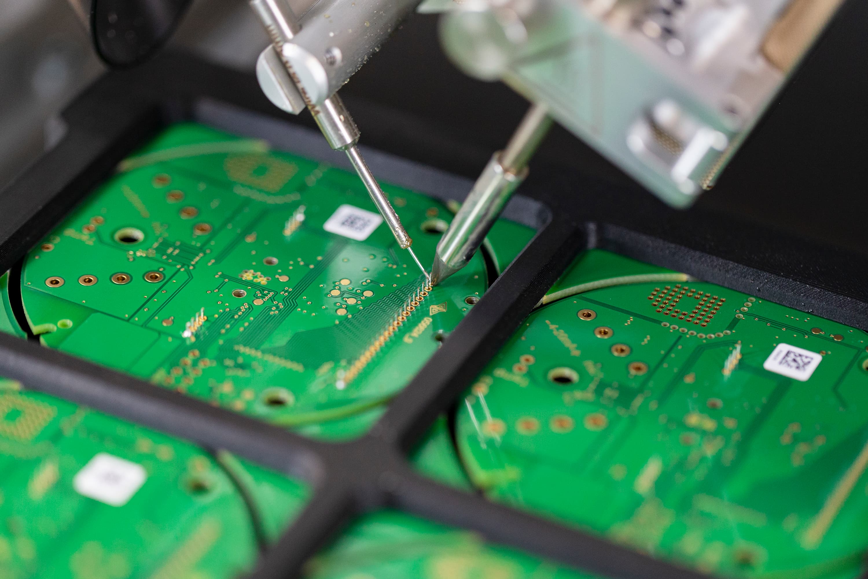 THT Durchsteckmontage Selektivlöten